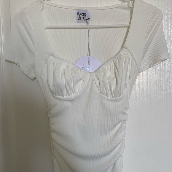 White Mini Dress - Picture 2 of 3